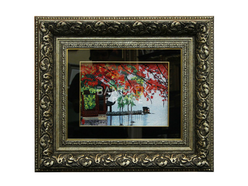 กรอบรูปภาพท้องพระโรงสมัยโบราณ